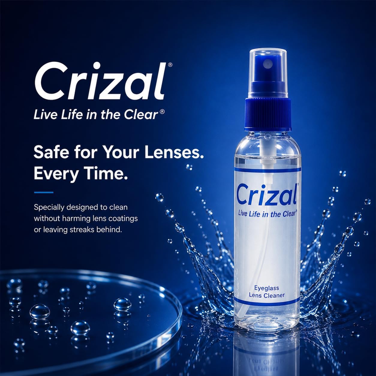 Microfiber Eyeglass Cleaning Cloth – Finest Microfiber Cloth Available | Designed & Tested by CRIZAL | Developed