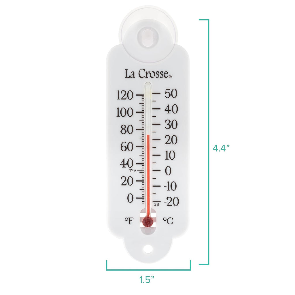 La Crosse 204-111 4.40-inch Small Tube Analog Thermometer