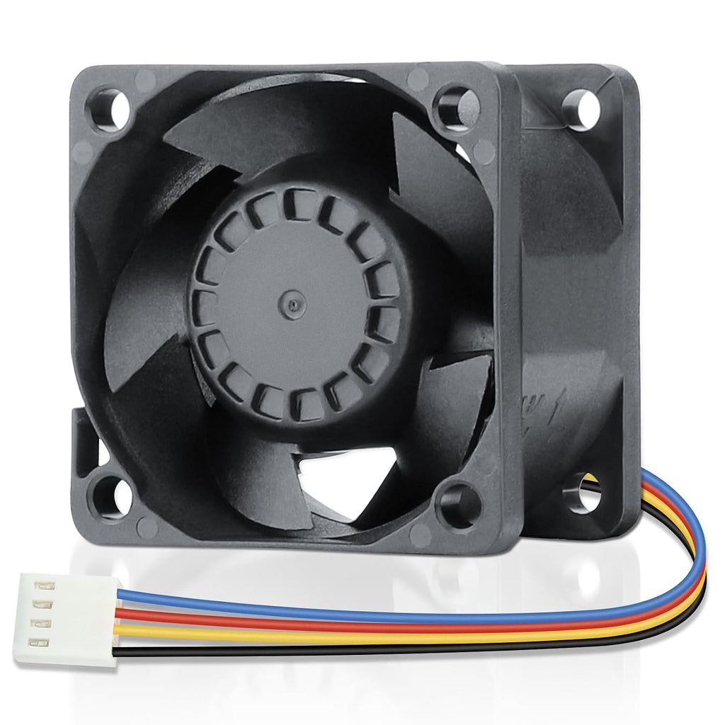 Wathai 40mm PWM Server Fan 12V 4 Pin CPU Static Pressure Fan Dual Ball