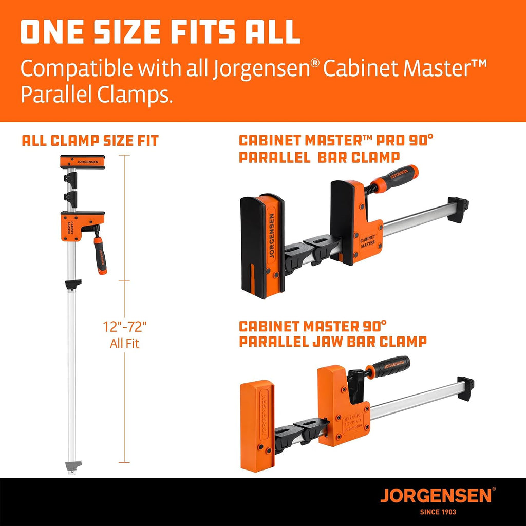 Cabinet Master 2-in-1 Glue Separator & Clamp Stand 3 Pack | Fits All Jorgensen Parallel Bar Clamps, Woodworking Tool