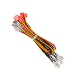 Zero Delay USB Encoder to PC LED Joystick Set Compatible LED Arcade Joystick DIY Kit Controller Part Mame Games (5Pin