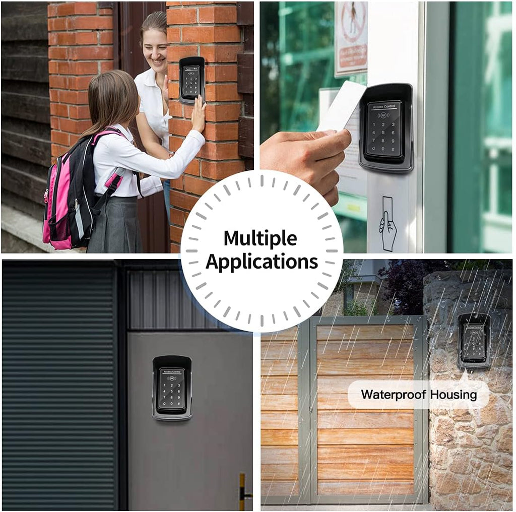 TC175P Touch Panel Wired Keypad | DC 12V 24V for Automatic Driveway Gate Opener, Door Access Control System, Digital