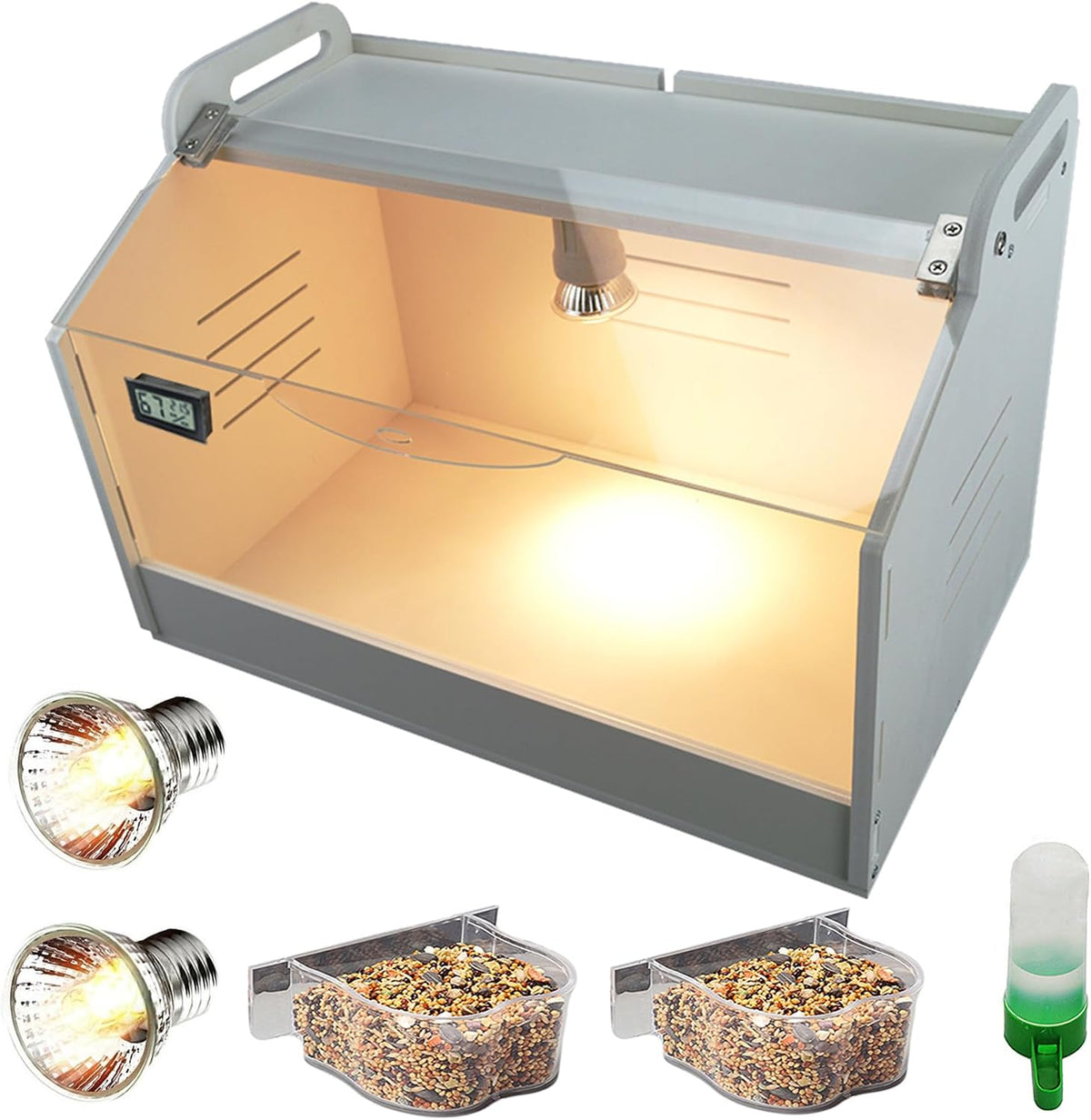 Intelligent Brooder Box 10-15 Newborns Chicks Quail Birds Egg Incubator