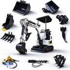 DS-15WPRO, 1.2 Ton New Mini Excavator Pilot Control B&S Gasoline
