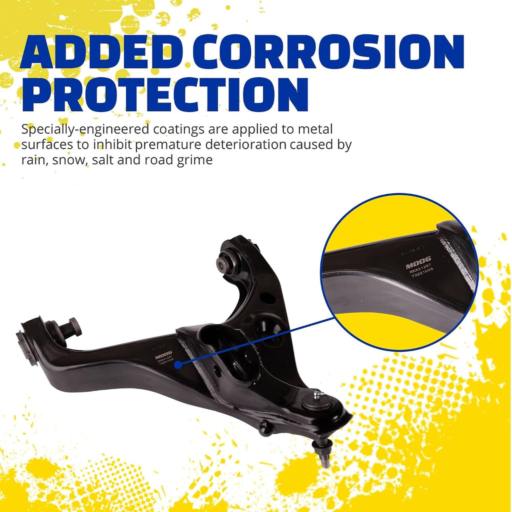 MOOG RK623612 Suspension Control Arm and Ball Joint Assembly for Honda Civic