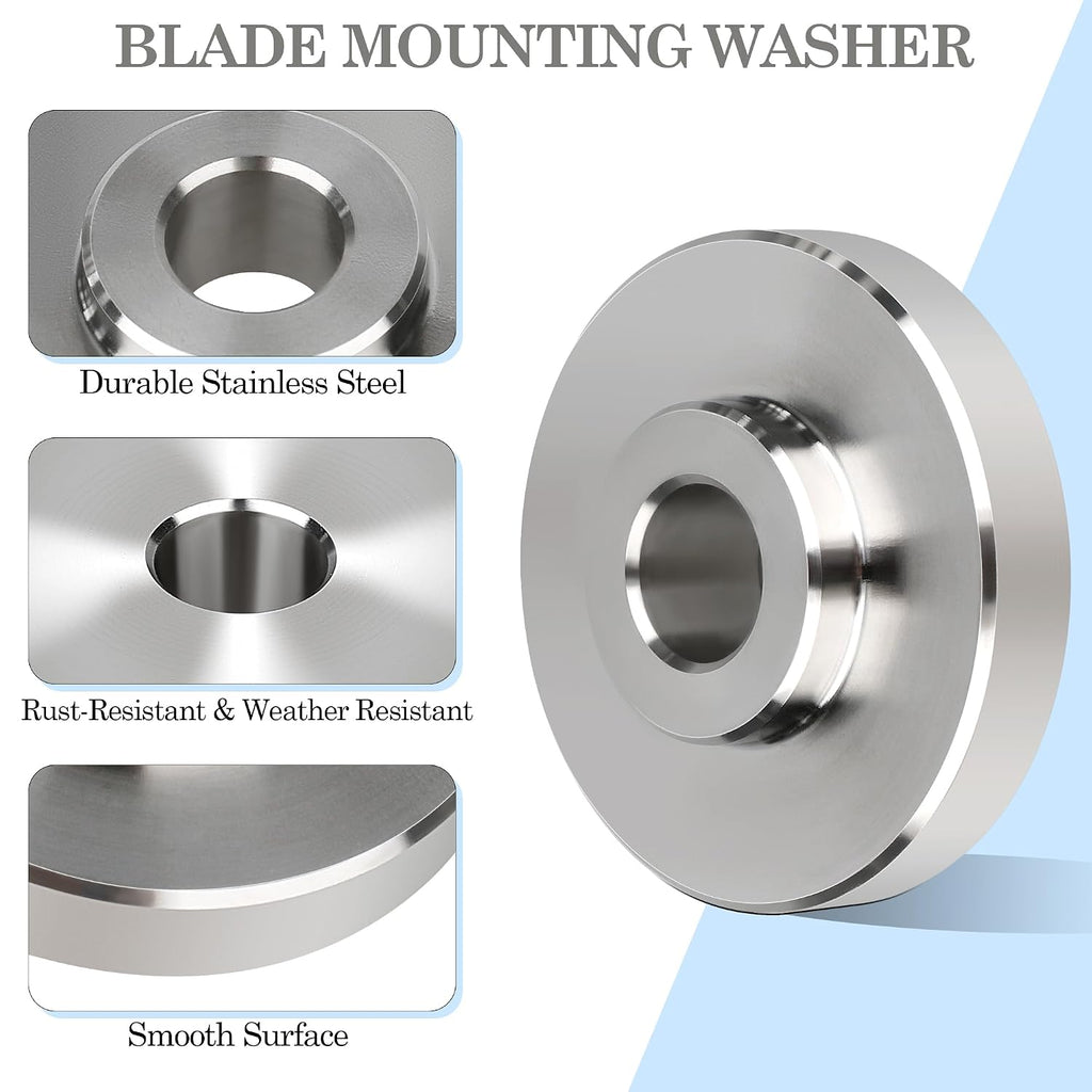 Lawn Mower Blade Mounting Washer, 804-110C Blade Washer for Land Pride Finish at FD AFM Series, Stainless Steel