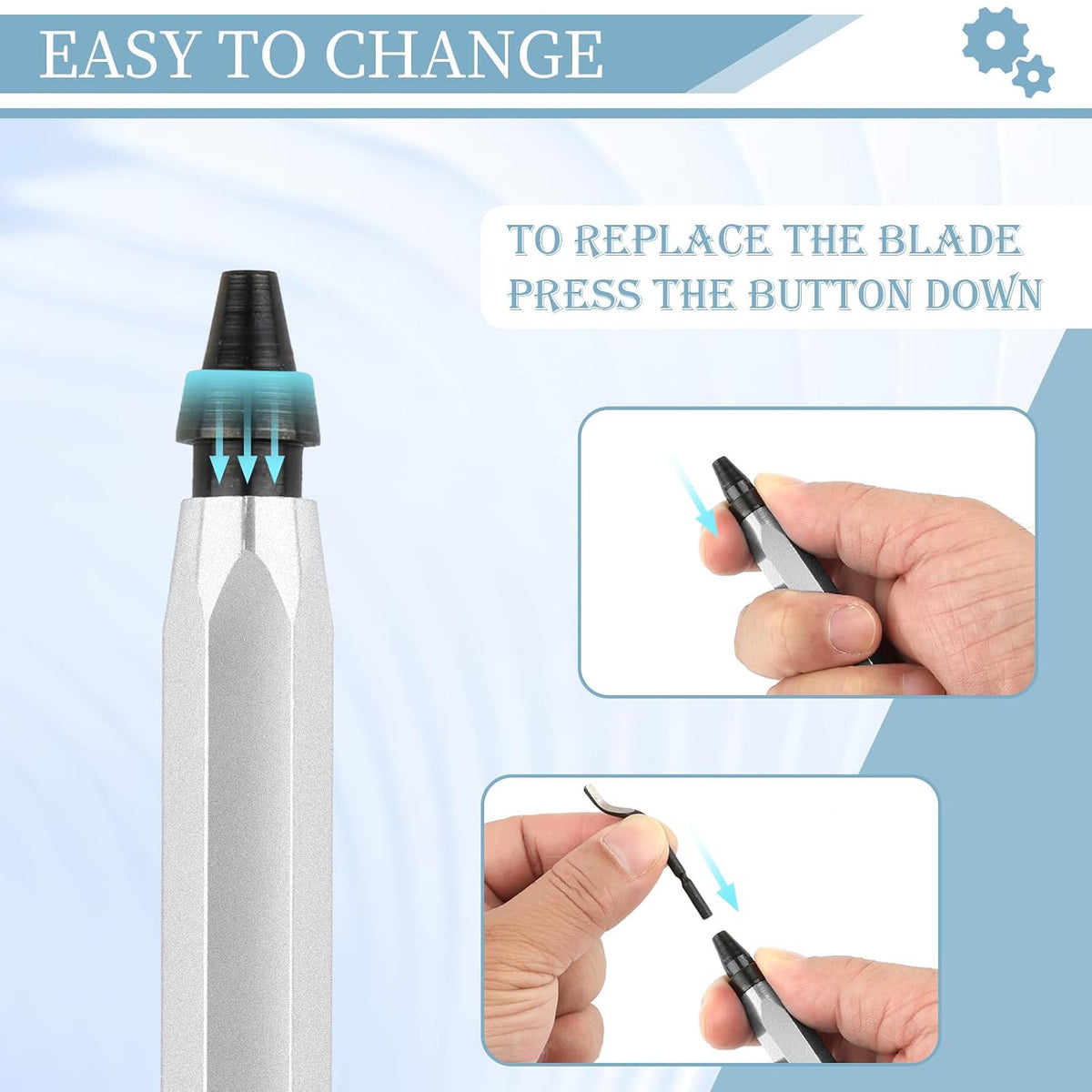 Deburring Tool with 12 HSS Blades for Metal Resin PVC 3D Print
