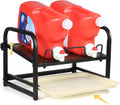 Laundry Detergent Holder & Laundry Detergent Soap Dispenser - Liquid Laundry Detergent Organizer with Drip Tray &