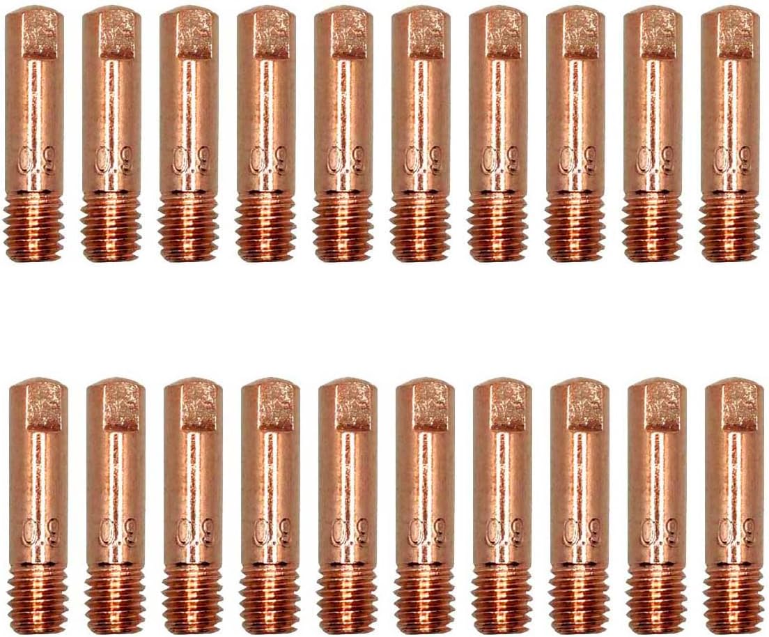 20-Pack MIG Welding Contact Tips 0.035" (0.9mm)