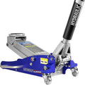 Floor Jack 1.5 Ton Hydraulic Low Profile Aluminum and Steel Car Jack, Lightweight Service Jack with Quick Lift Dual