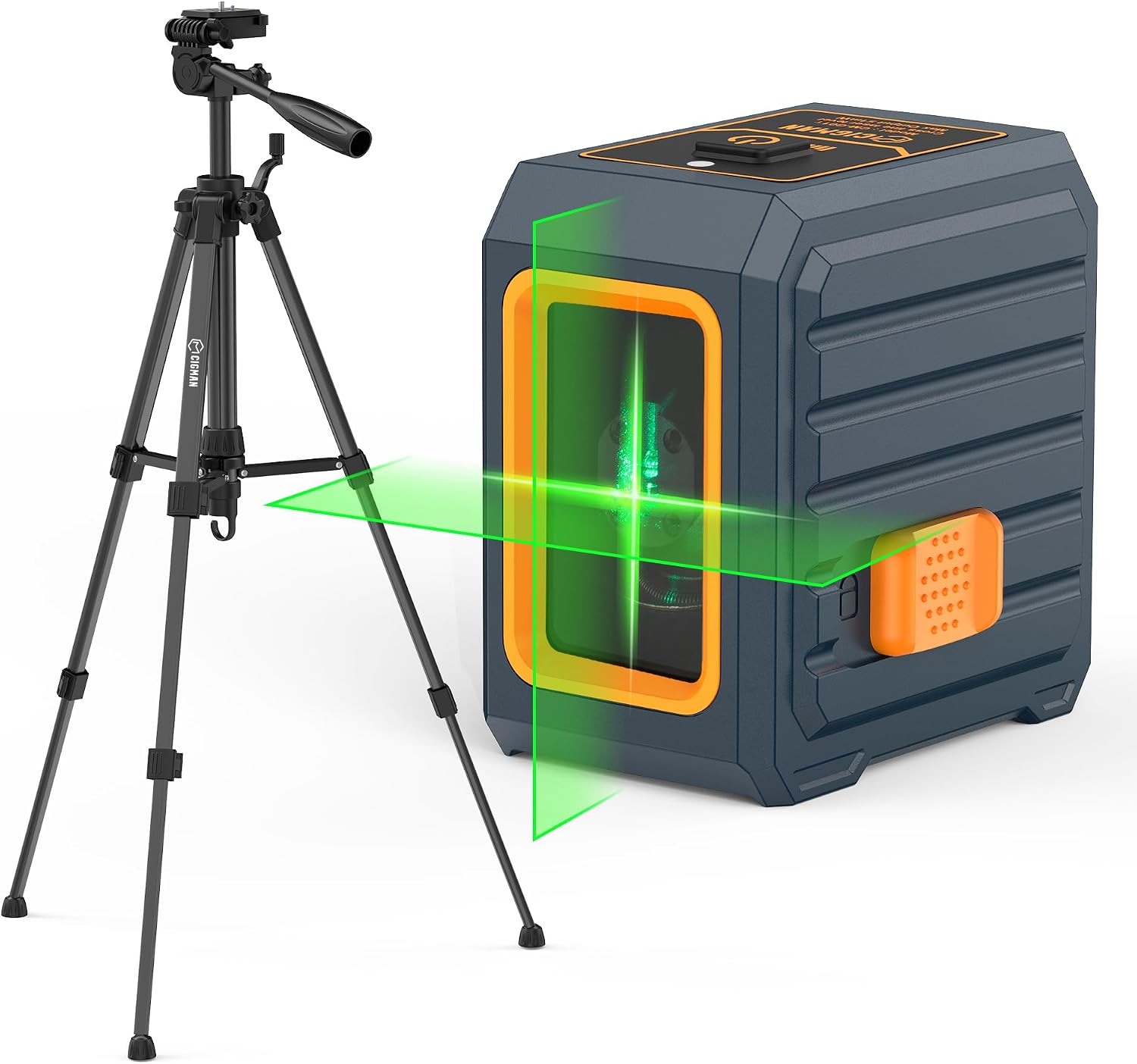 Laser Level with Tripod, 100Ft Self-Leveling Line Laser with 4 Brightness | 36.6 inch Tripod, IP54 Waterproof, Manual
