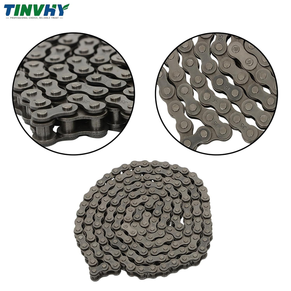 35 Roller Chain 5 Feet with 2 Connecting Links and 1 Offset Links