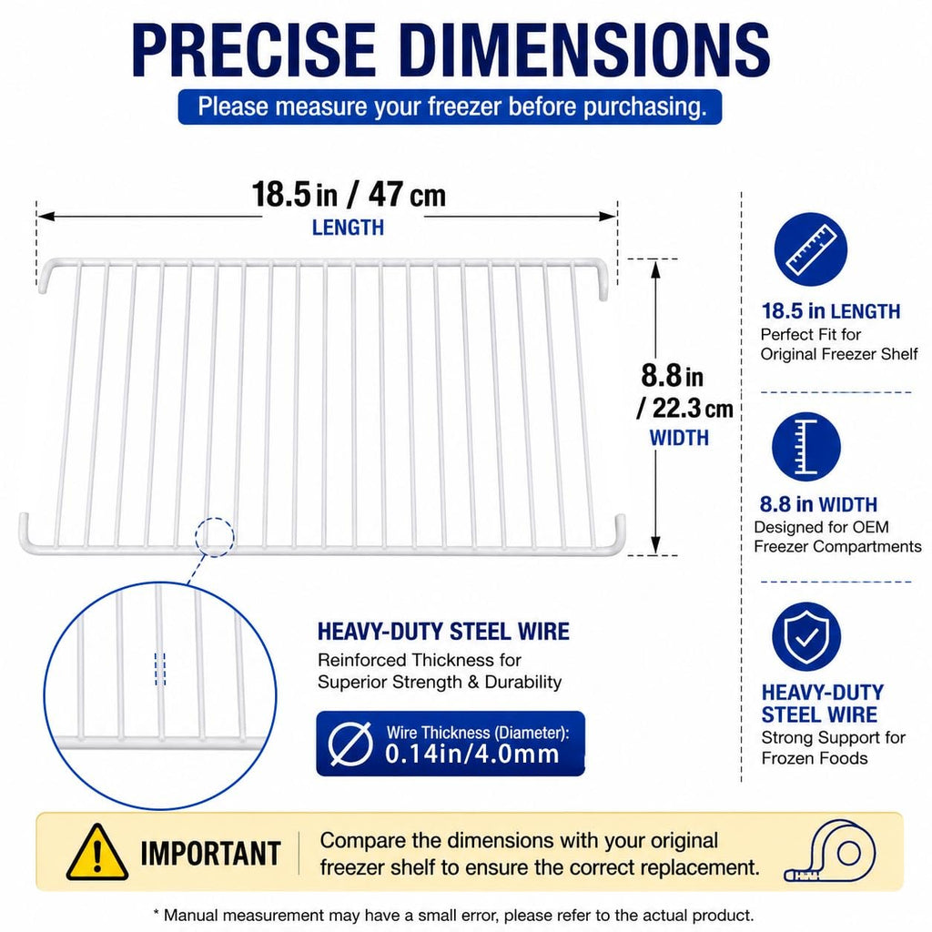 632446 Shelf Wire Freezer Refrigerator Freezer Compatible with Norcold