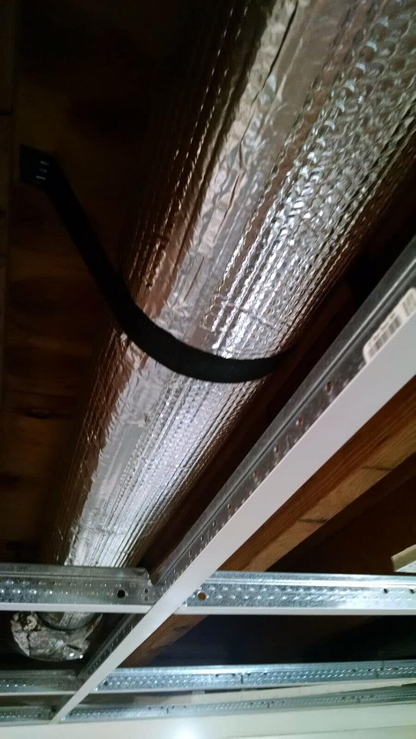 Reflectix R21 Attic Wall Reflective Bubble Roll Insulation (48"X25FT 100 SQFT)
