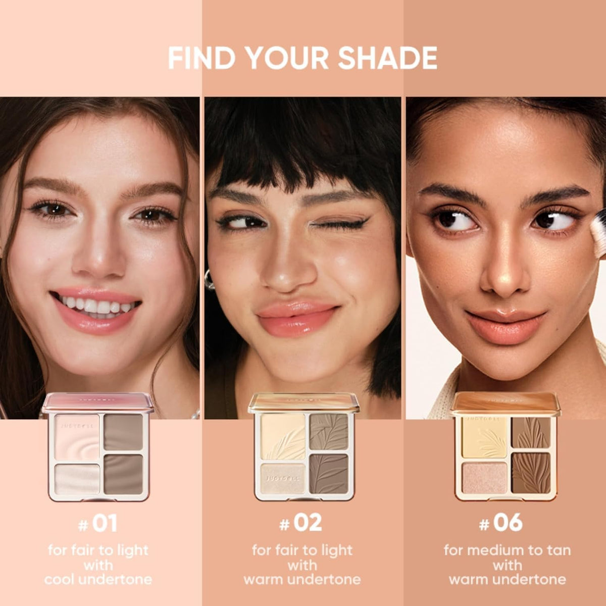 Contour Palette Highlighter Makeup Korean Makeup (02 Tree)