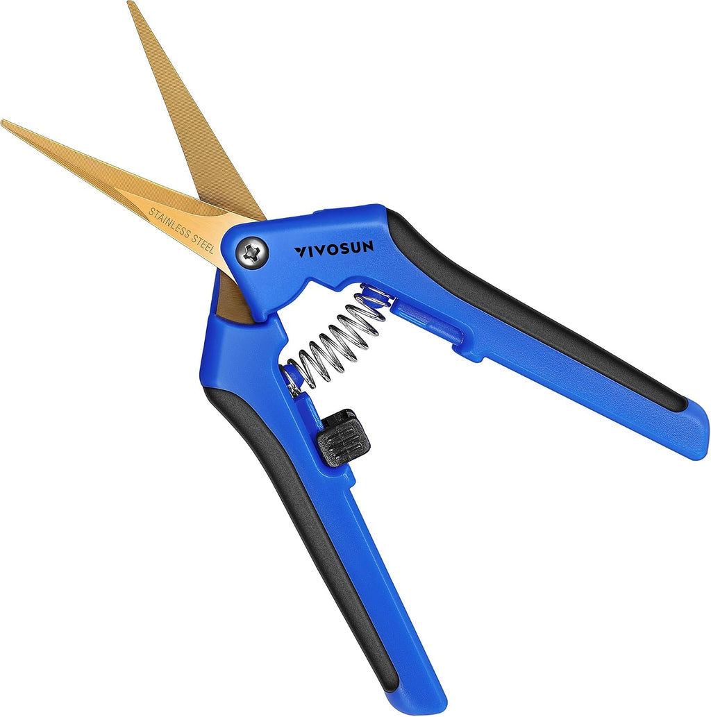 6.5 Inch Garden Scissors, Blue Pruning Shears for Plants, 6-Pack