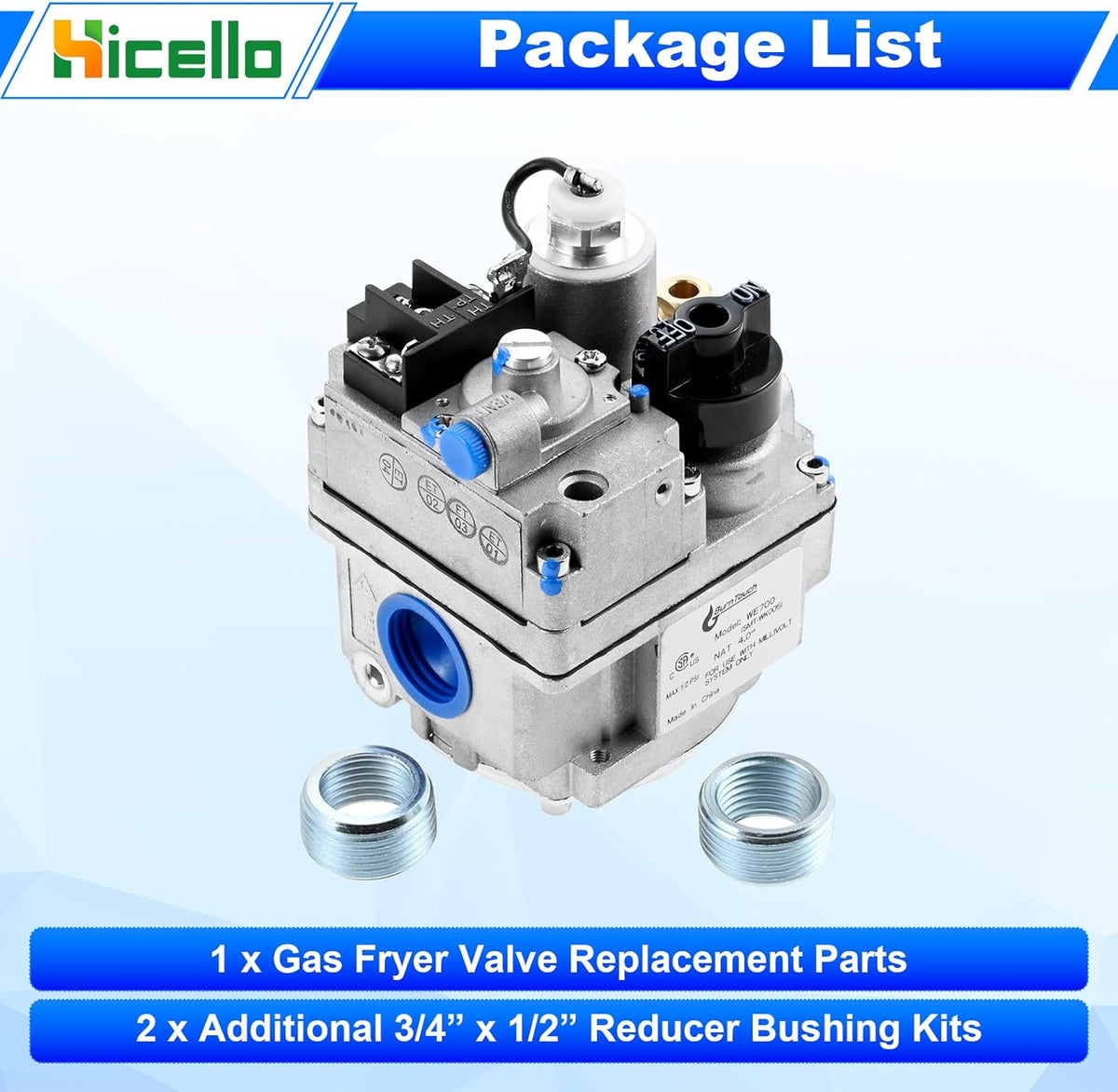 Gas Vvalve Replacement for Robertshaw 700-506 Millivolt Gas Valve