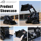 Mini Skid Steer Loader 14 HP Rato Engine Tracked Stand-On Loader Perfect for Construction and Farm Use Include