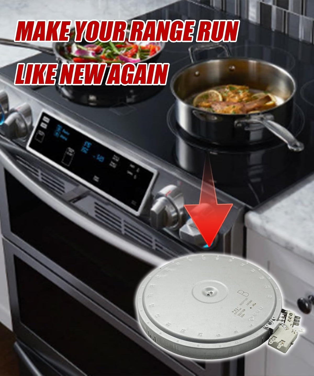 316530000 Oven Radiant Surface Element Fits for Frigidaire Electrolux Stove