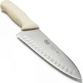 8" White Hollow Ground Chef's Knife
