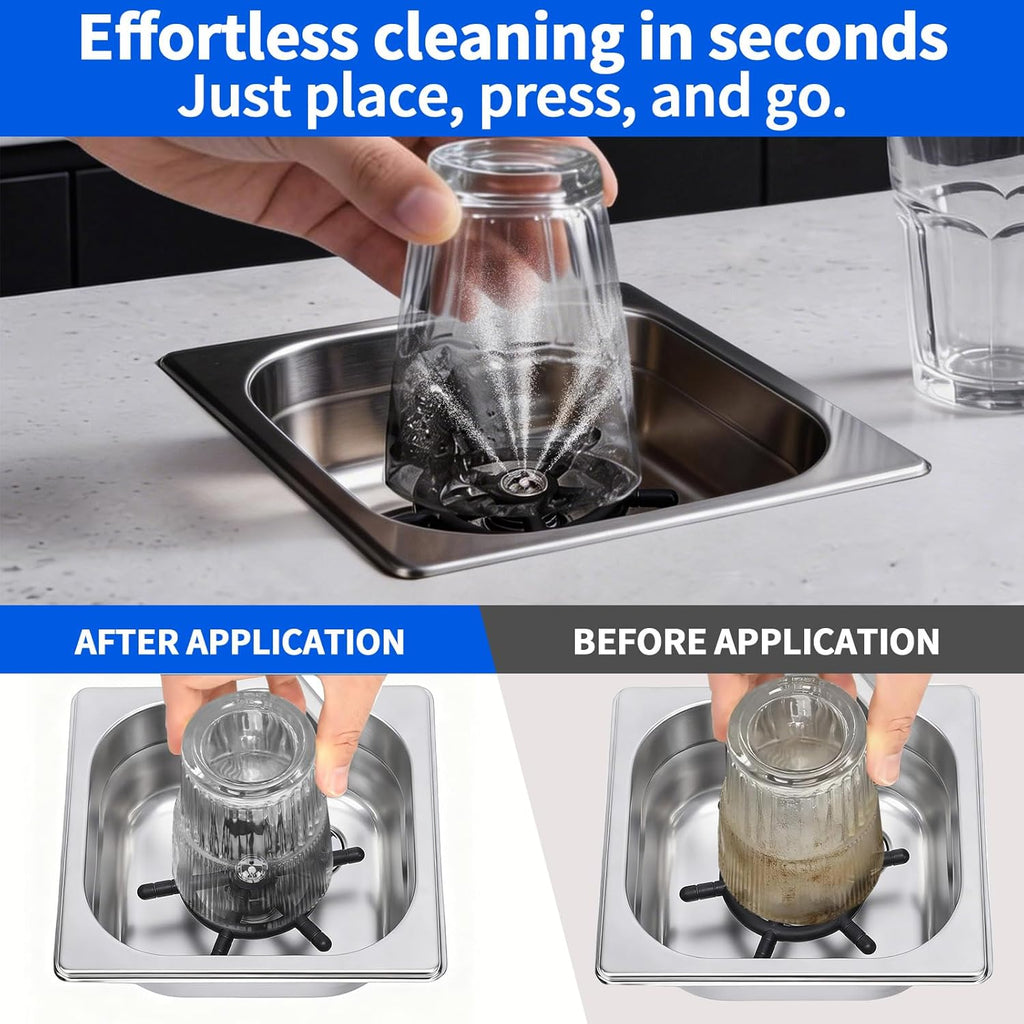 Pitcher Rinser,Glass Rinser Built In Countertop Style(6.9x6.3x2.6 Inch)