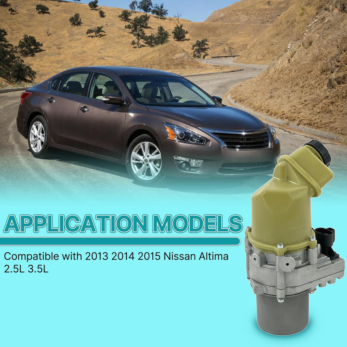 49110-3TA7B Power Steering Pump Fits for 2013-2015 Nissan Altima 2.5L 3.5L