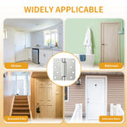 2 Pack Spring Hinges Self Closing 4 Inch, Self Closing Door Hinges