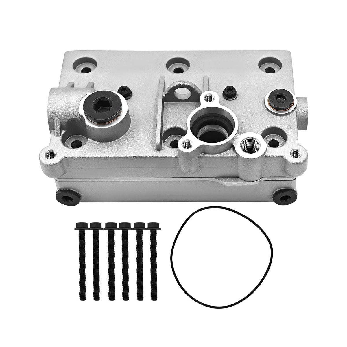 Looklardy Air Brake Compressor Cylinder Head Fit for Volvo D13 Engine