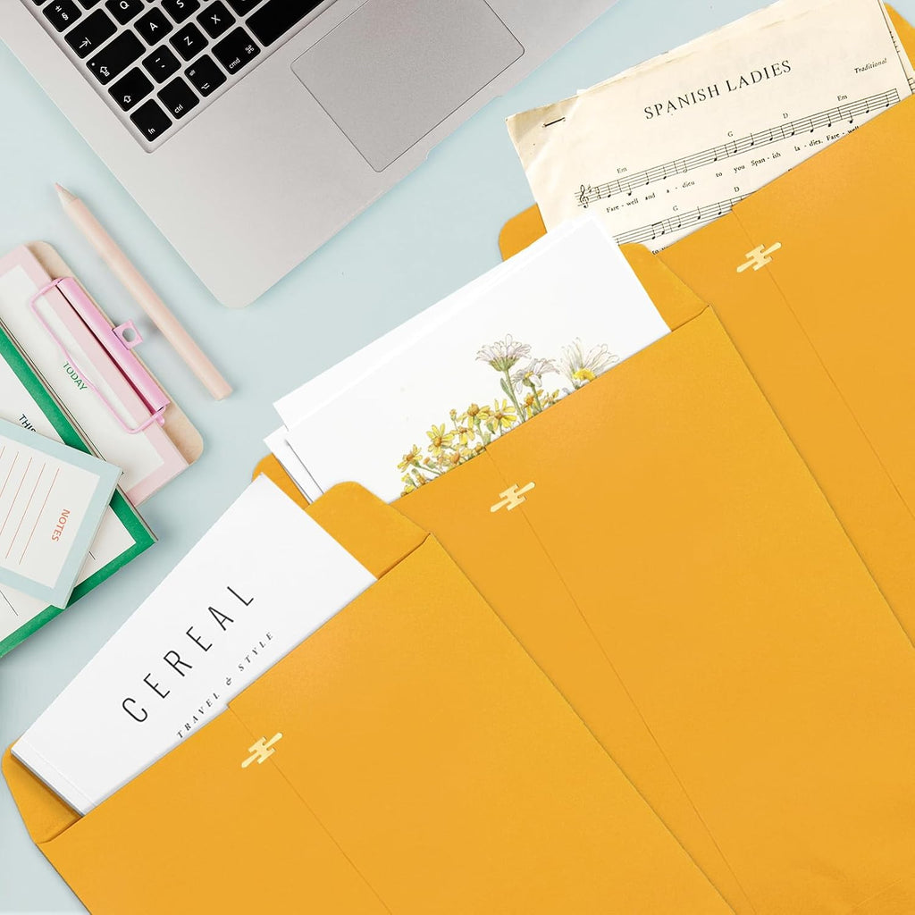 11.5 x 14.5 inch Clasp Envelopes, Manila, 100 Pack