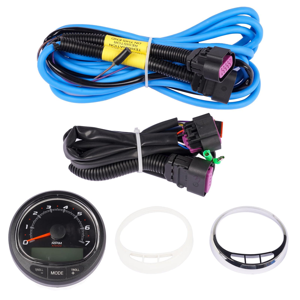Black Tachometer Fit for Mercury SmartCraft SC1000 79-8M0135641 8M0101099
