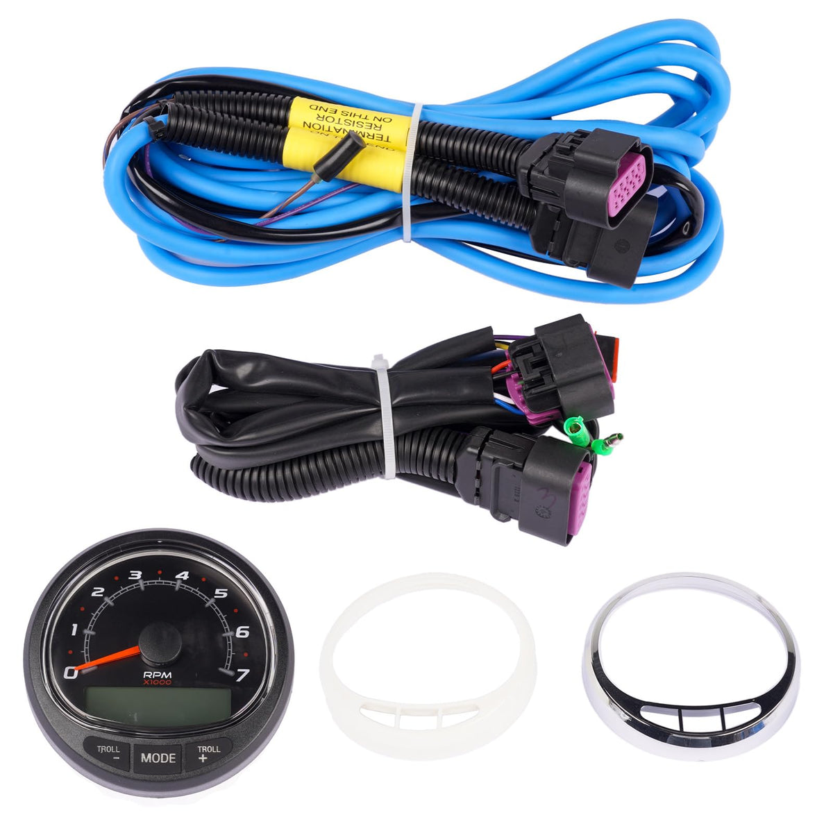 Black Tachometer Fit for Mercury SmartCraft SC1000 79-8M0135641 8M0101099
