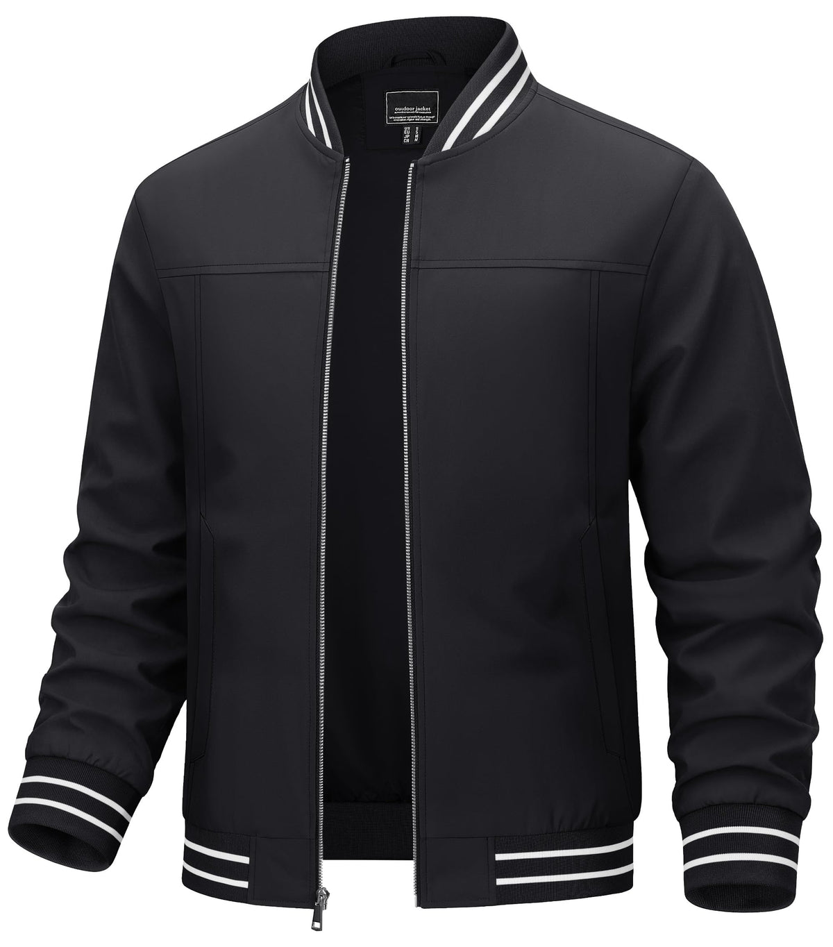 Mens Lightweight Coat Bomber Jacket Casual Spring Fall Outdoor