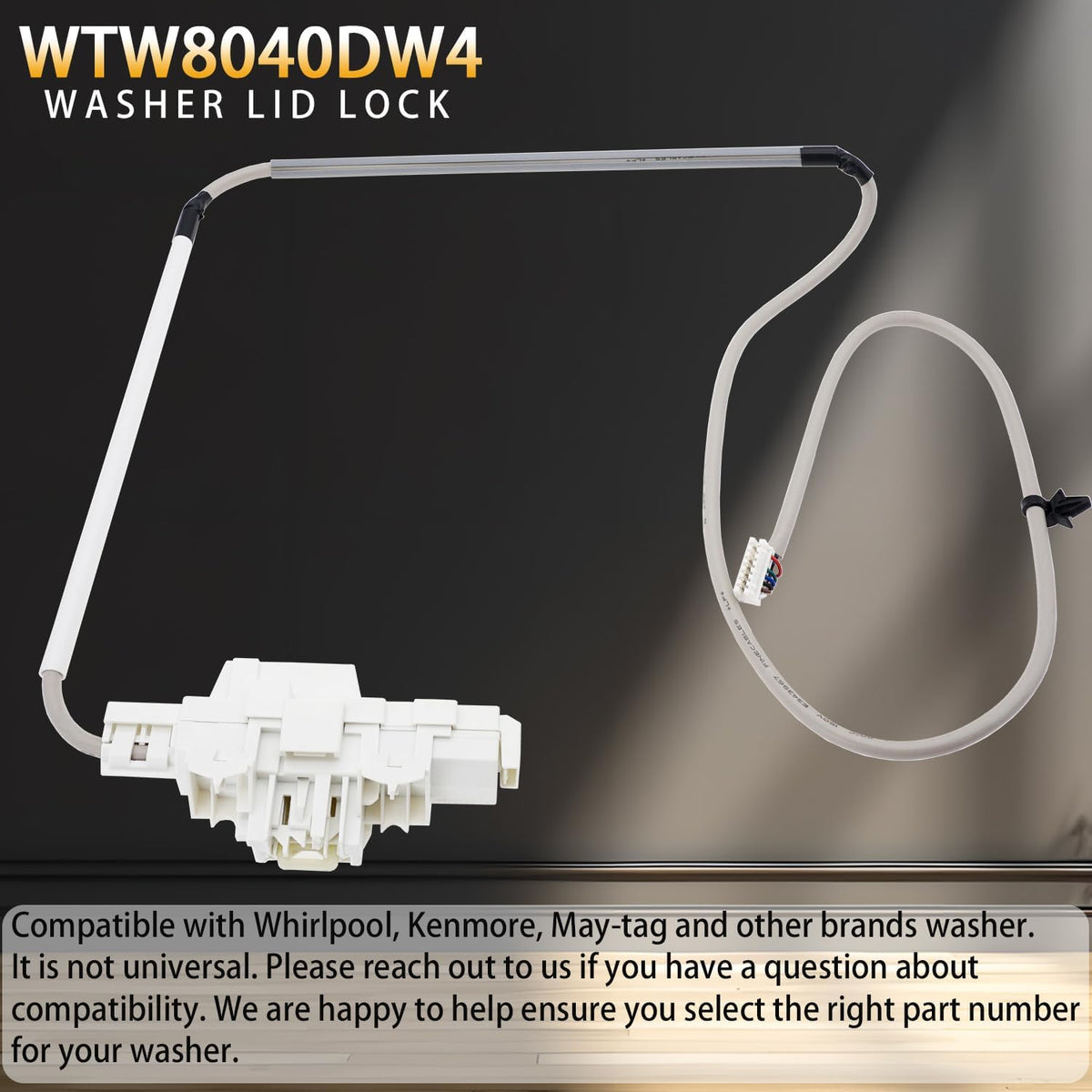WTW7500GC2 WTW7500GW2 WTW7500GC0 WTW7500GW0 Washer Lid Lock for Whirlpool