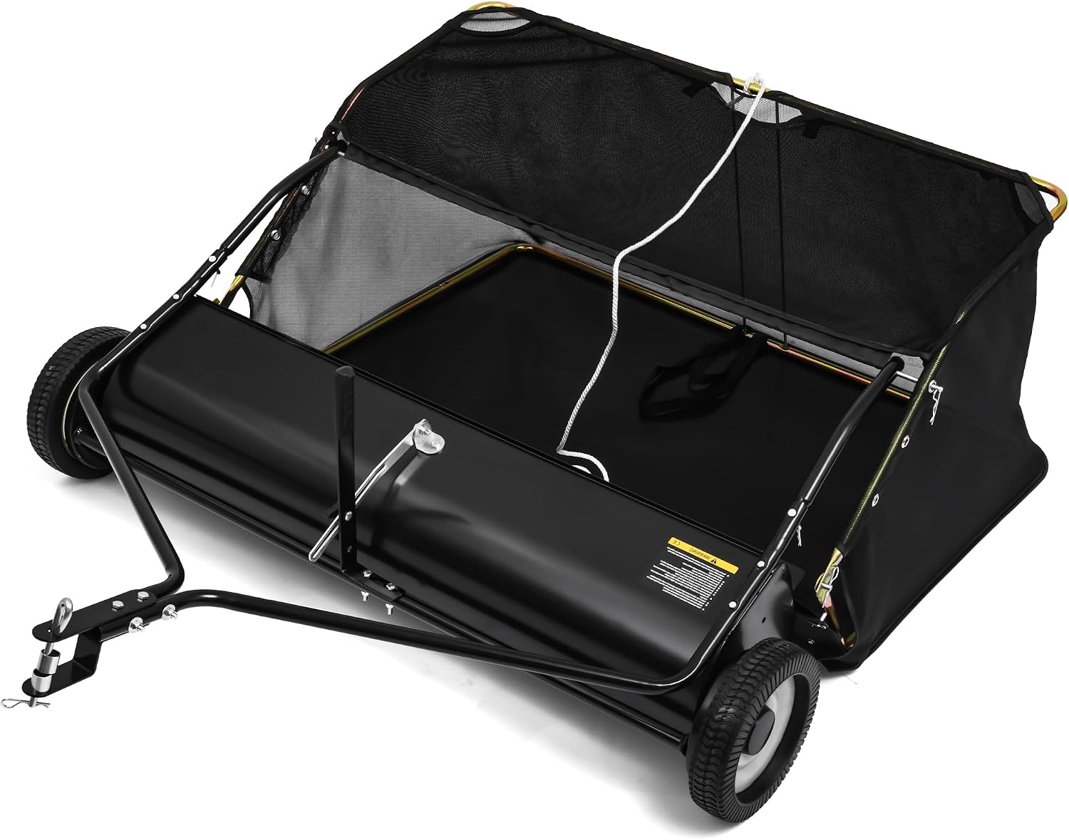 42" Tow Behind Lawn Sweeper, 20 cu. ft. Leaf Collector