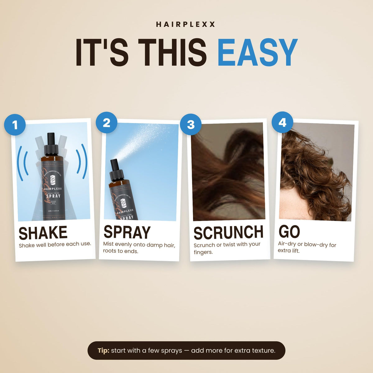 Sea Salt Spray, Volumizing, Beach Waves Hair Spray (Pack of 2)