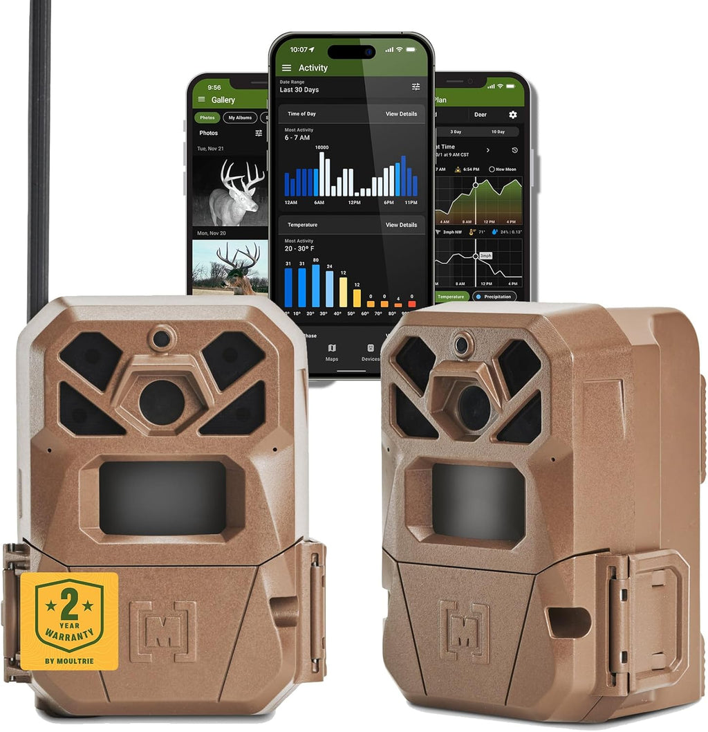 Edge 2 Cellular Trail Camera | Scout from Anywhere, HD photos via Mobile app, 1080p video, multi-carrier, low-glow