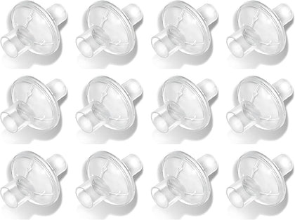 12-Pack Universal CPAP Inline Viral Filter for ResMed, Dreamstation CPAP BiPAP Machines Standard Tubing Outlet 22 mm