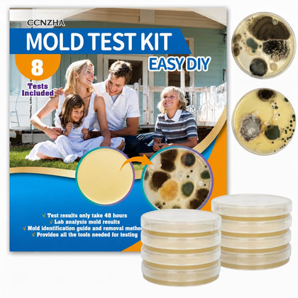 Mold Test Kit for Home -DIY Mold Testing Kit with 8 Individual Tests-Black Mold Detector-Indoor Air Quality
