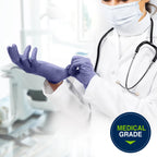 SKYBREEZE Nitrile Exam Gloves, Powder-Free, 3.5 mil
