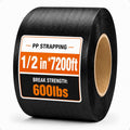 1/2"x7200' Polypropylene Strapping Coil, 0.031"Thick, 600lbs Break Strength