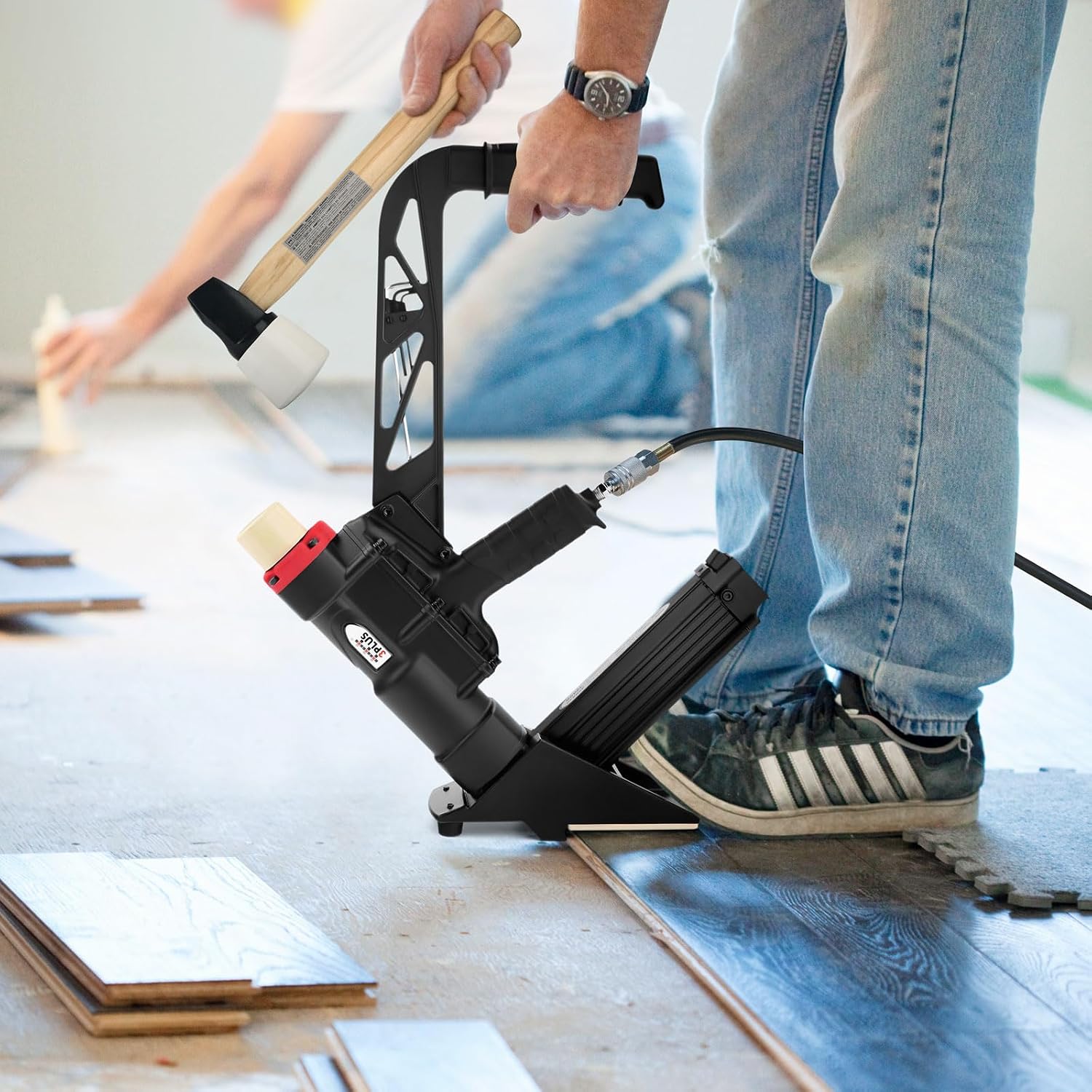 HFSNSP 2-in-1 Pneumatic Flooring Nailer/Stapler