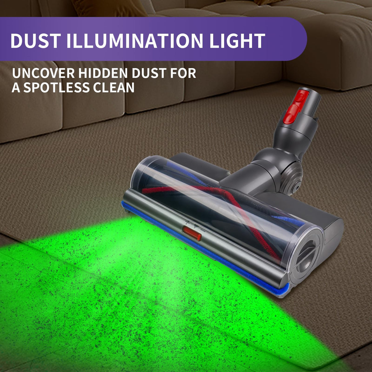 OTTWL V8 LED Replacement Head Compatible with Dyson V7 V8 V10 V11 V15