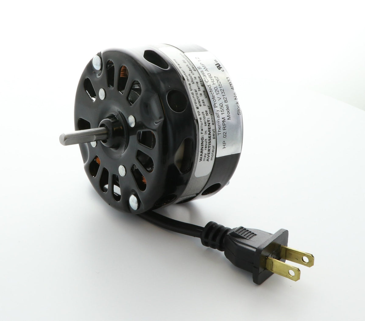 Packard 40933 3.3 Inch Diameter Vent Fan Motor Direct Replacement For Nutone / Broan