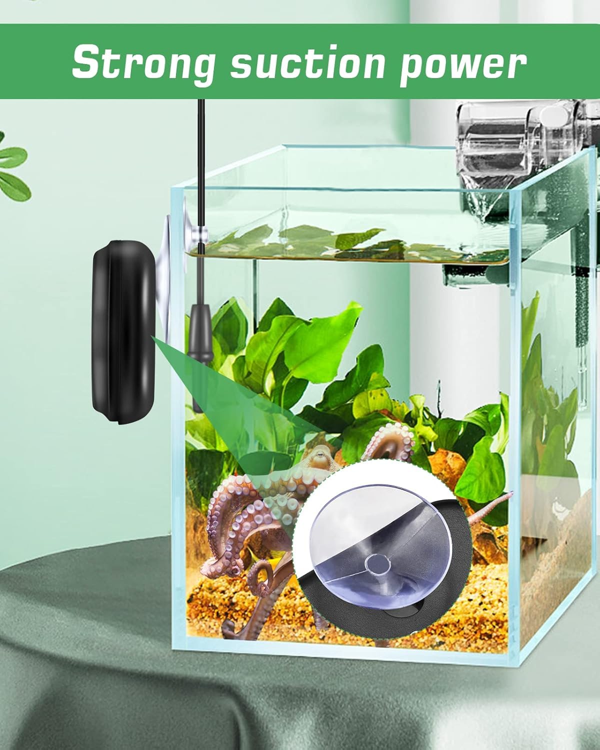 Petbank LCD Digital Aquarium Thermometer Fish Tank Water Terrarium Temperature