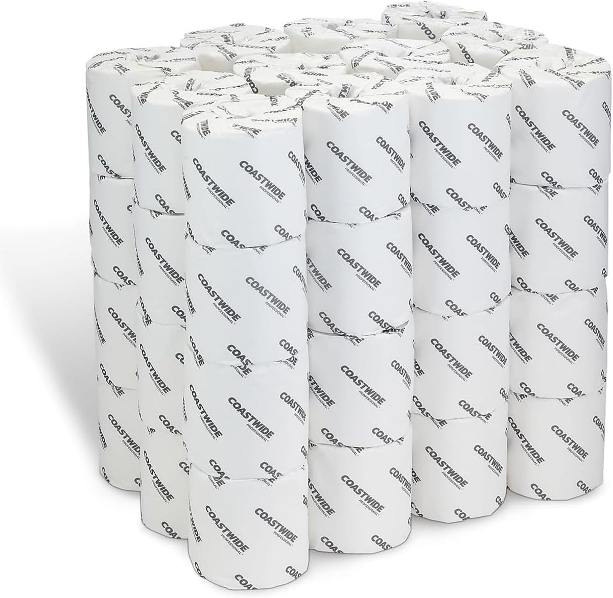 Professional Recycled Toilet Paper, 2-Ply, White, 48 Rolls