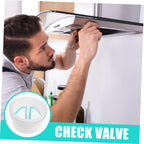 PVC Shut off Valve Range Hood Check Valve for Kitchen Ventilation