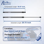 AiYiGu Rear Hatch Shock Strut for 2011-2015 Ford Explorer