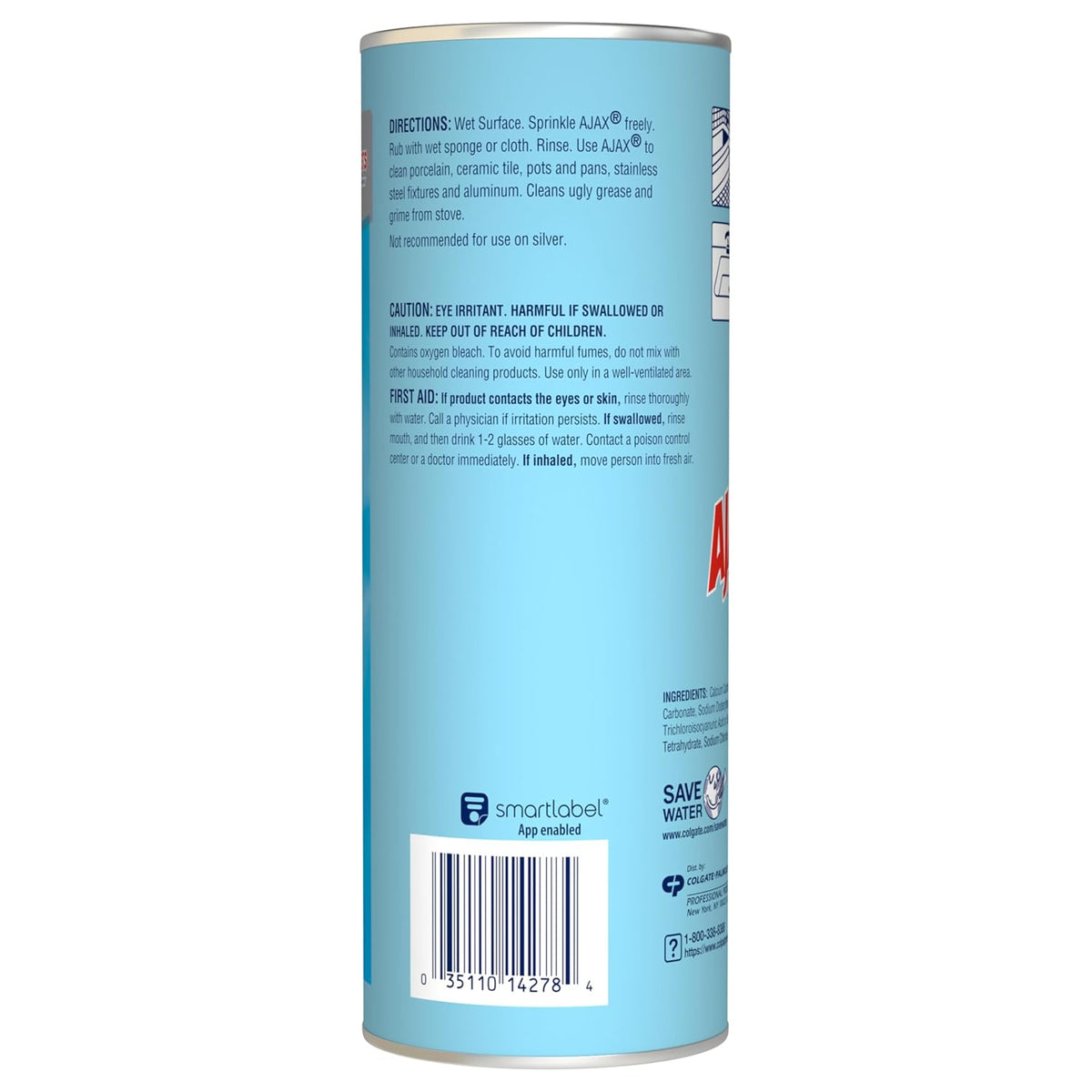 Oxy Powder Cleanser with Bleach, Scratch-Free Formula, 21 oz
