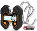 Hanging Scale 440lb/200kg, Mini Crane Scale, Snap-Fit Lifting Ring