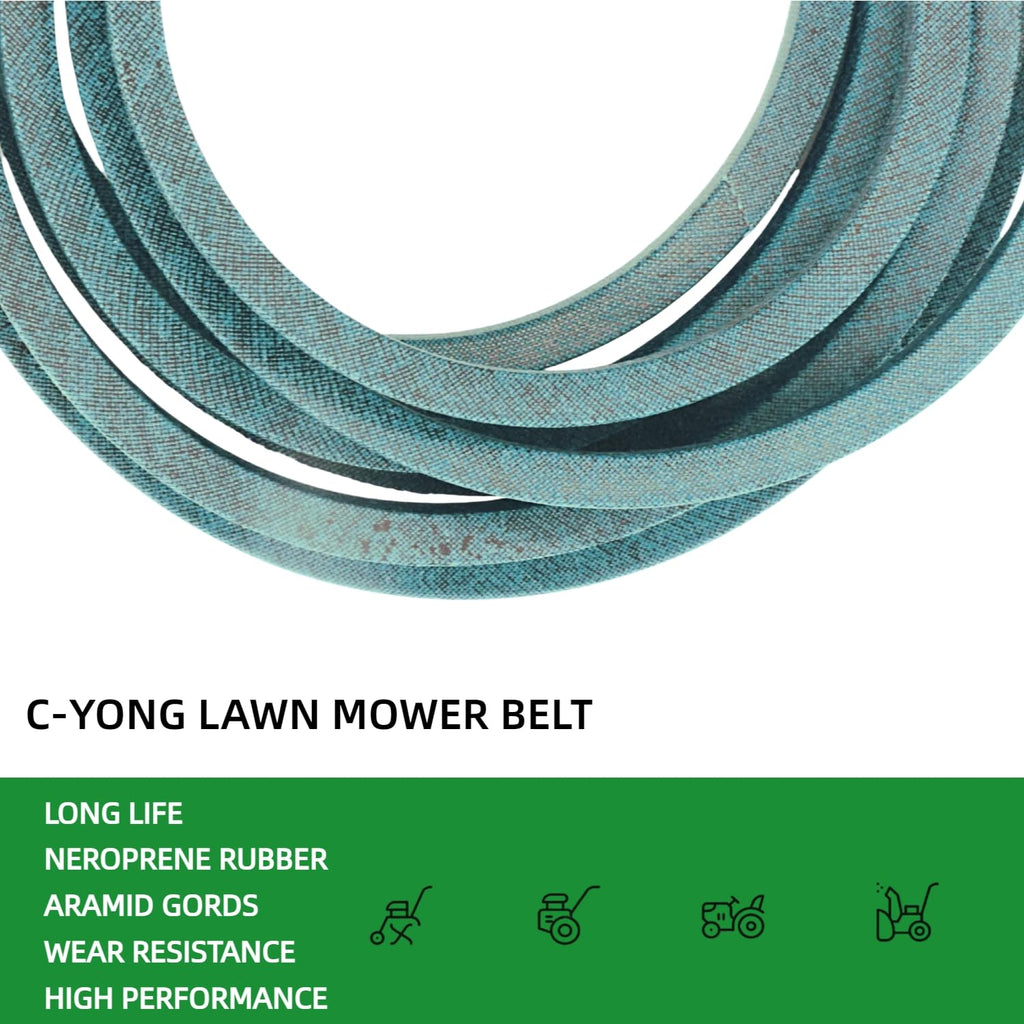 1/2" X 132" Deck Belt for Murray/Simplicity/Snapper 1736516YP 1736516 Regent; Ariens/Craftsman 07241500 7241500; Toro 92-6991; Hustler 600734; John Deere UC10514